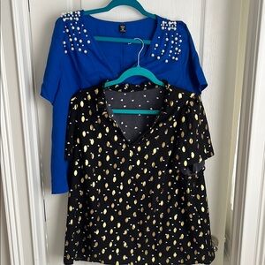 SHEIN Blouse Bundle - Size 0XL and 1XL